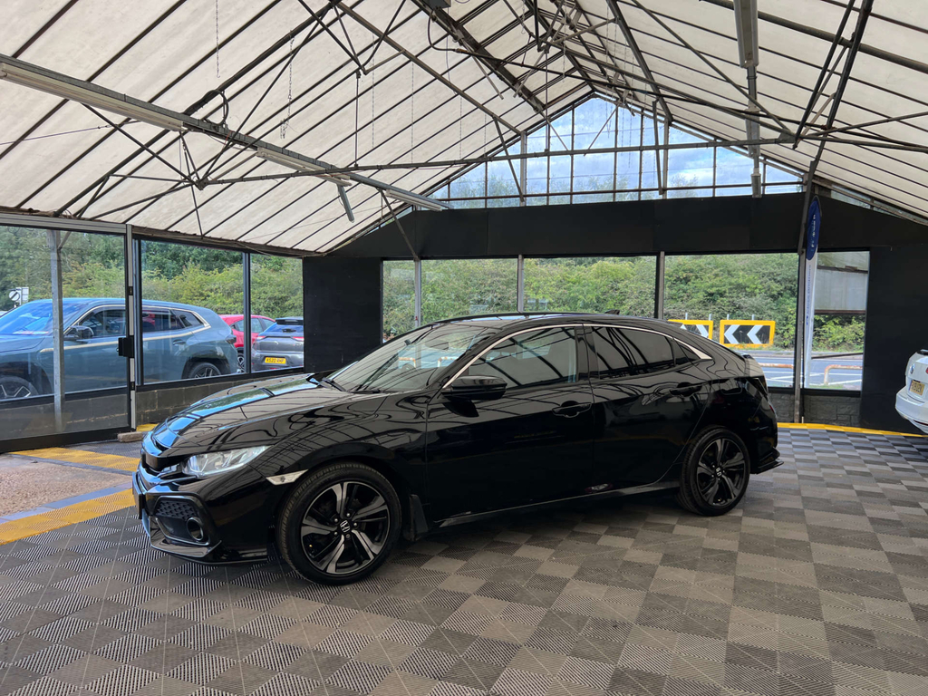 Honda Civic Hatchback Black #3