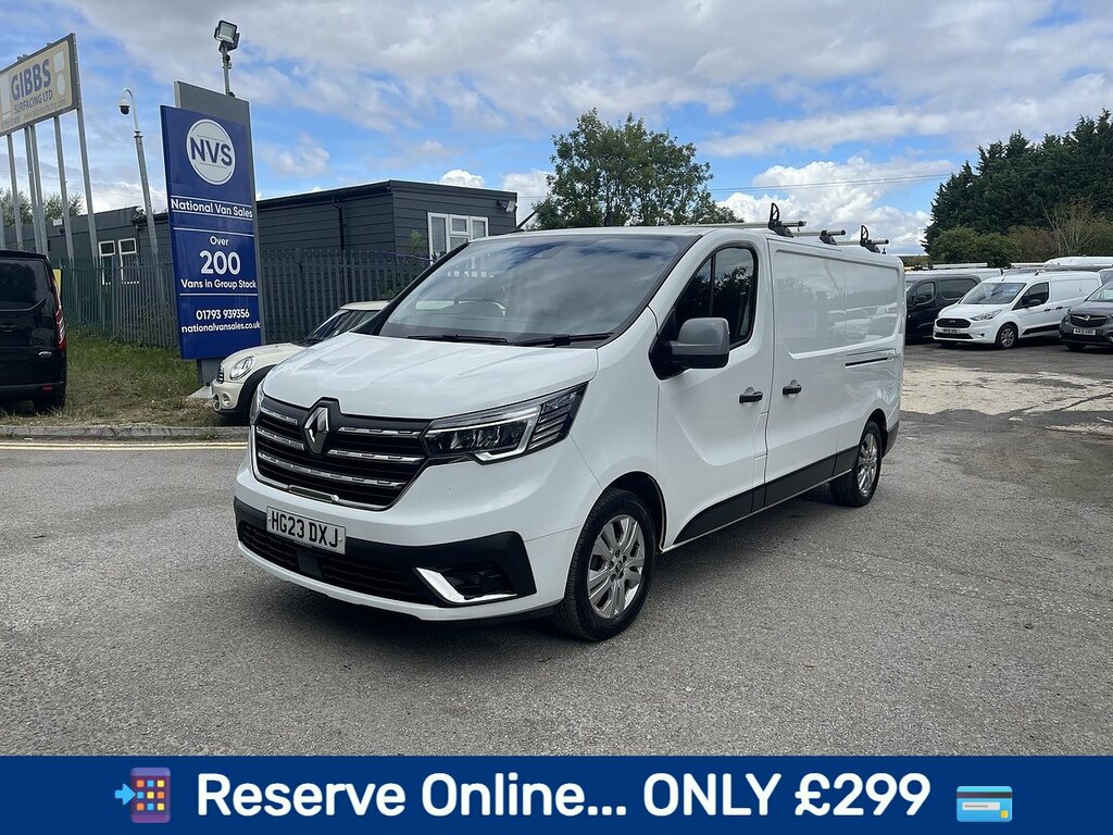 Renault Trafic 2.0 Dci Blue Ll30 Sport Panel Van Manua White #4