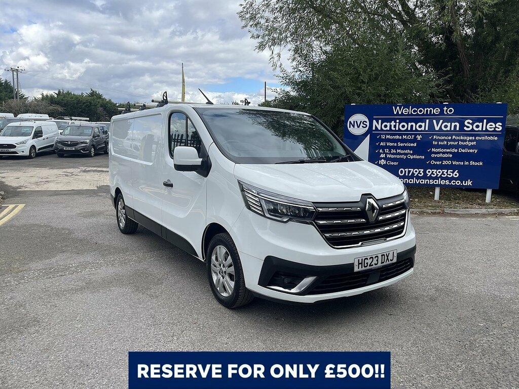 Renault Trafic 2.0 Dci Blue Ll30 Sport Panel Van Manua White #2