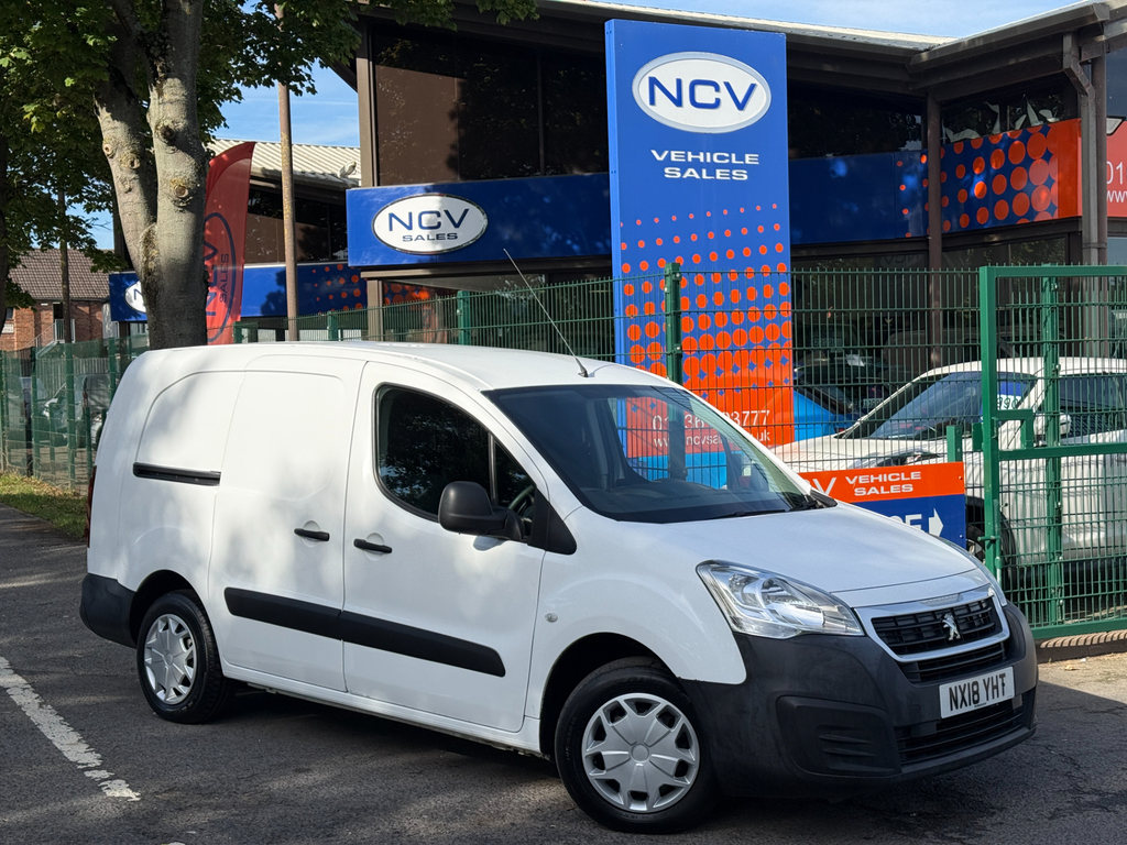 Peugeot Partner Blue Hdi S L2 Lwb No Vat White