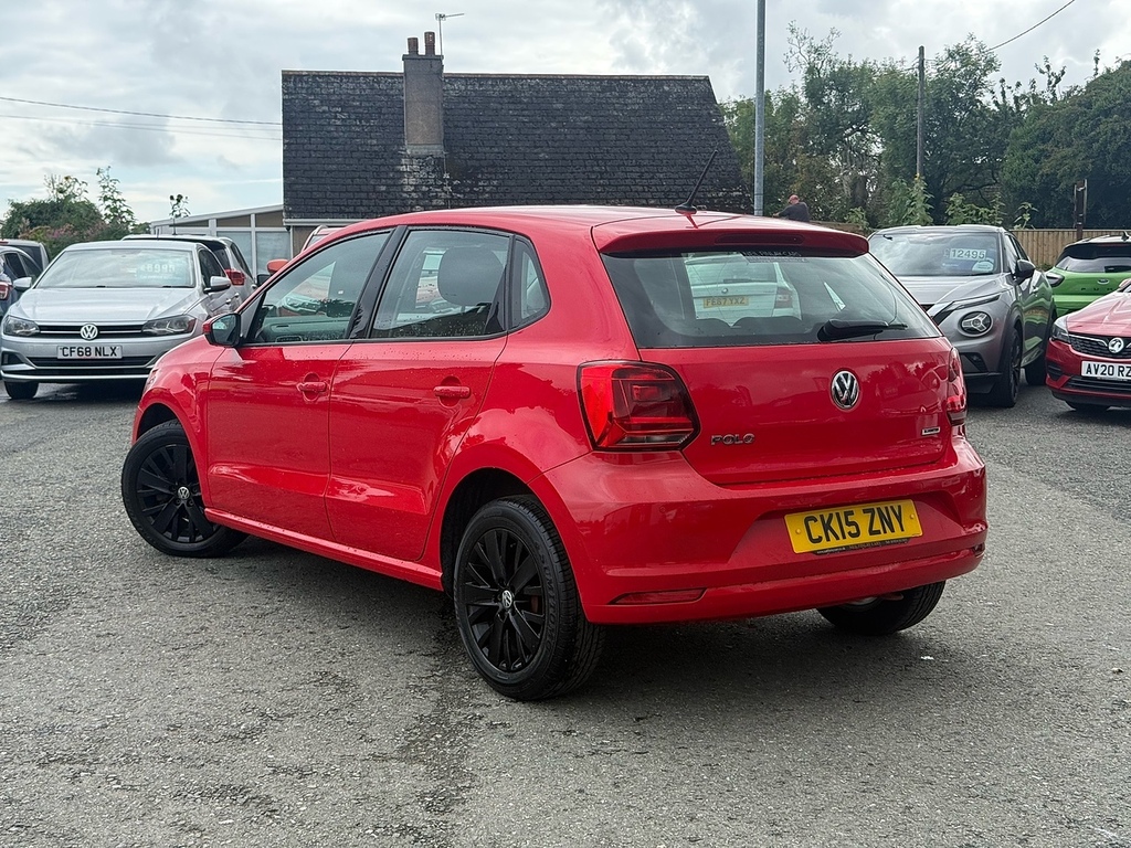 Volkswagen Polo Bluemotion Tech Se CK15ZNY Red #5