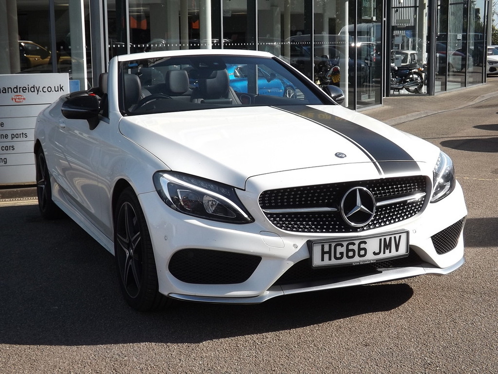 Mercedes-Benz C Class C43 V6 Amg HG66JMV White #5