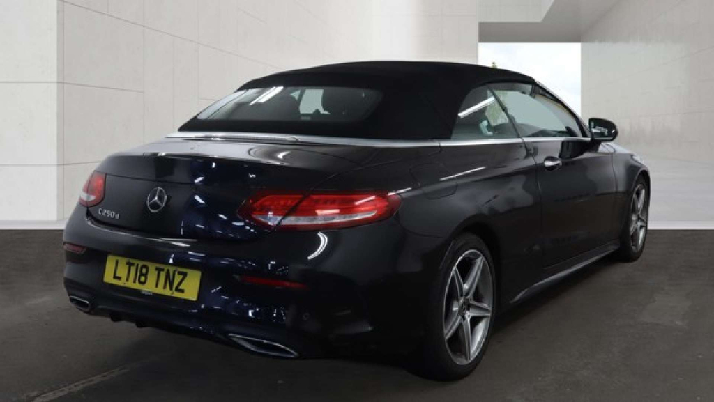 Mercedes-Benz C Class Amg Line Cabriolet G-tronic Euro 6 Ss Black #5