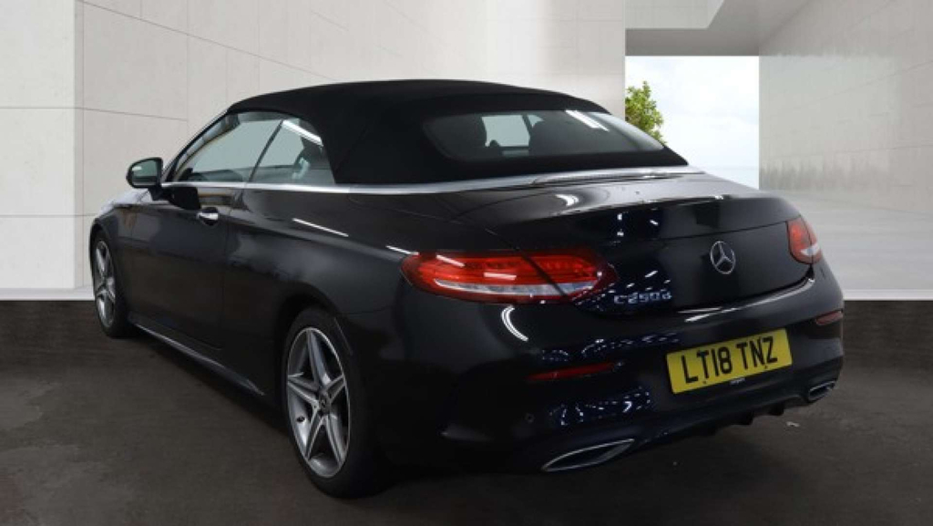 Mercedes-Benz C Class Amg Line Cabriolet G-tronic Euro 6 Ss Black #4