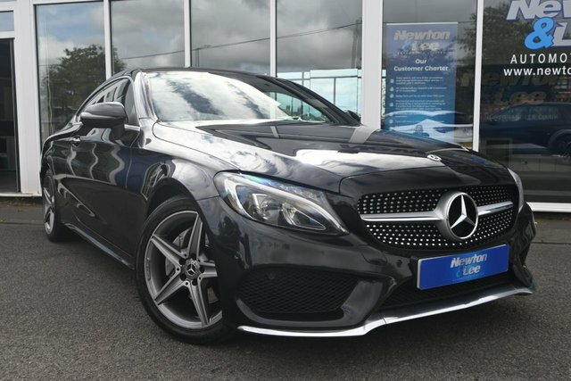 Mercedes-Benz C Class 2.1 C220d Amg Line Premium Coupe G-tr Black
