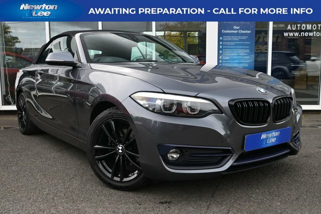 BMW 2 Series 2.0 218D Sport Convertible Euro 6 Grey