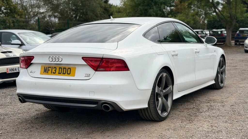 Audi A7 3.0 Tdi V6 Black Edition Sportback S Tronic Quattr White #9