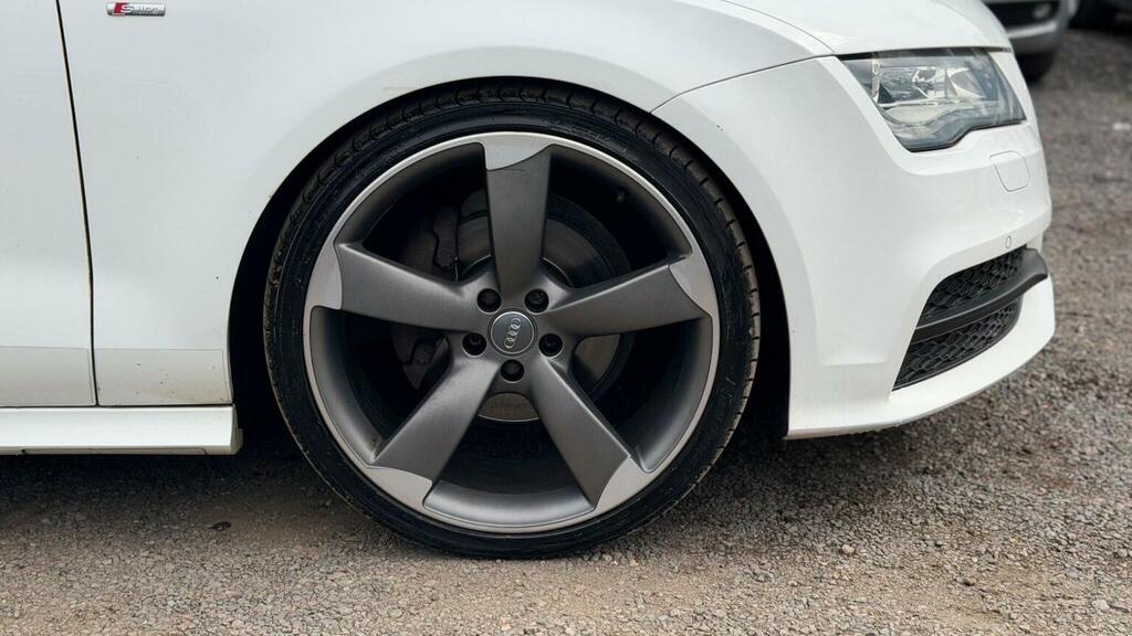 Audi A7 3.0 Tdi V6 Black Edition Sportback S Tronic Quattr White #39
