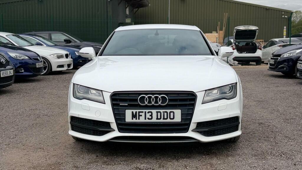 Audi A7 Hatchback 3.0 Tdi V6 Black Edition Sportback S Tro White #2