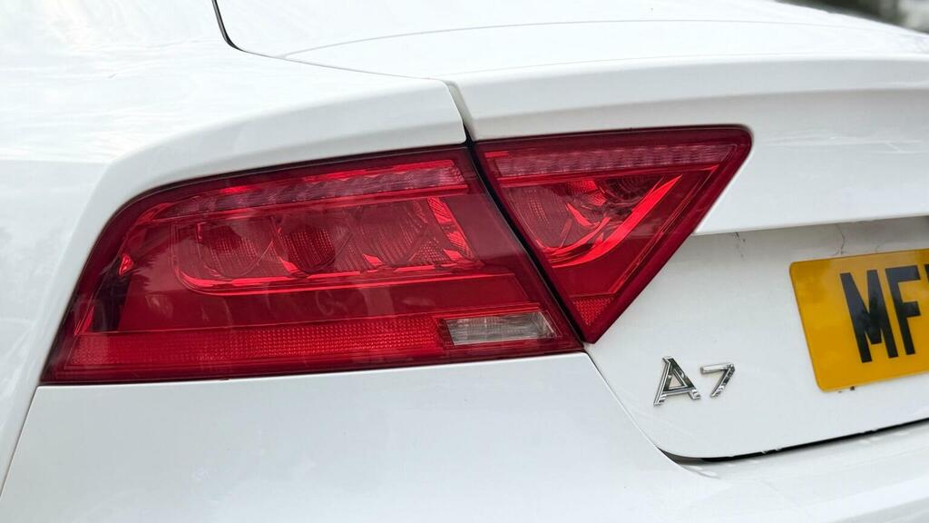 Audi A7 3.0 Tdi V6 Black Edition Sportback S Tronic Quattr White #49