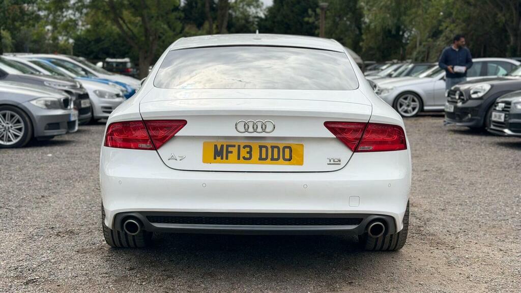 Audi A7 3.0 Tdi V6 Black Edition Sportback S Tronic Quattr White #7