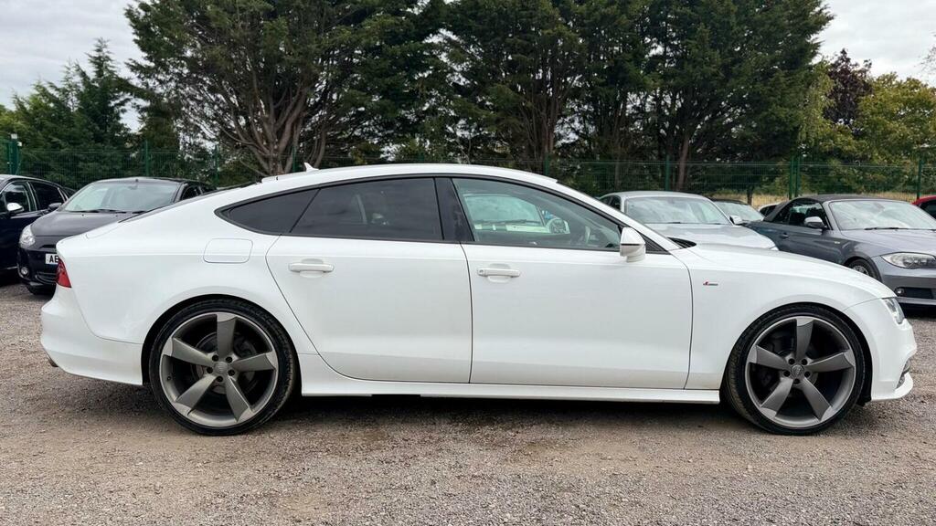Audi A7 3.0 Tdi V6 Black Edition Sportback S Tronic Quattr White #8