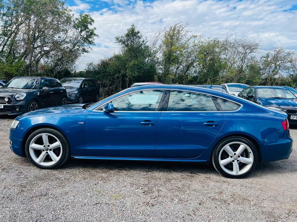 Audi A5 Hatchback 2.0 Tfsi S Line Sportback S Tronic Quatt Blue #12