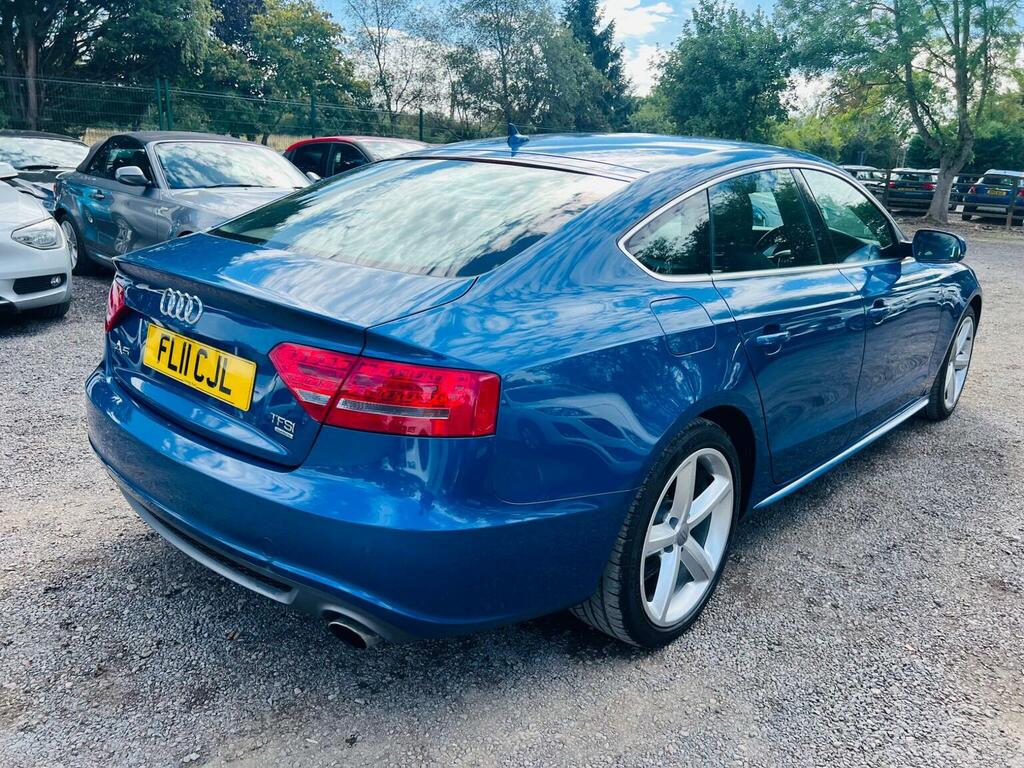Audi A5 Hatchback 2.0 Tfsi S Line Sportback S Tronic Quatt Blue #16