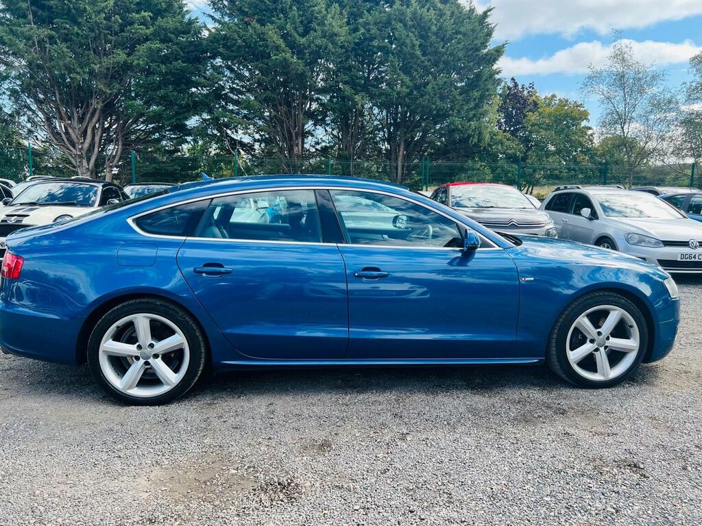 Audi A5 Hatchback 2.0 Tfsi S Line Sportback S Tronic Quatt Blue #14