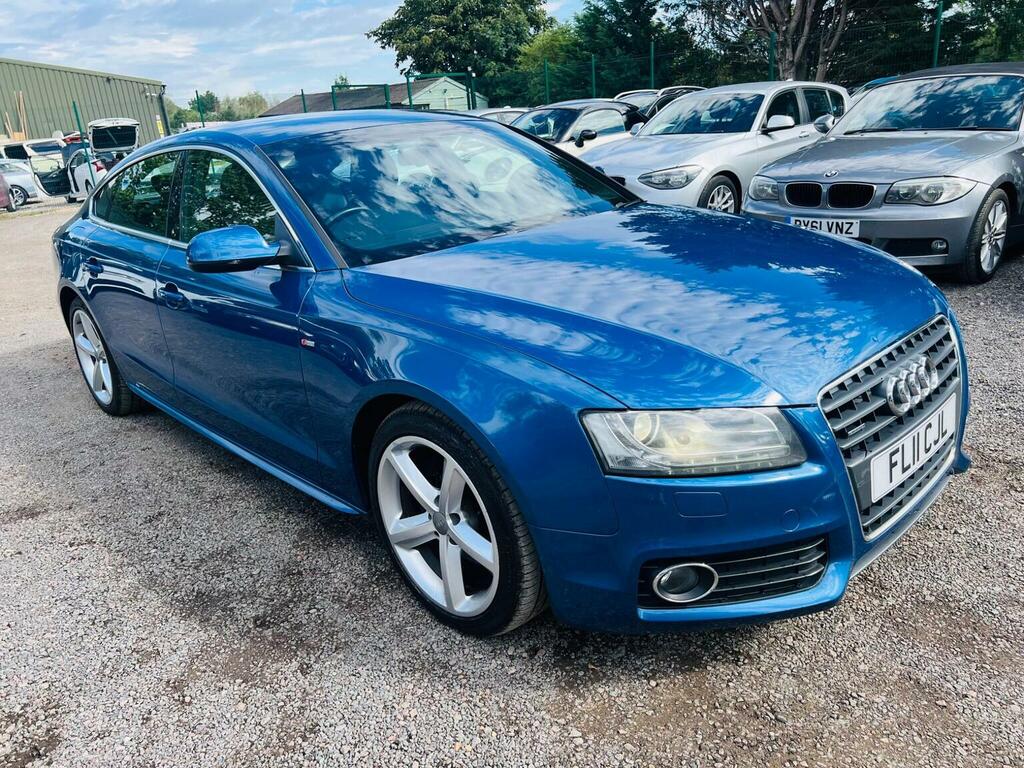 Audi A5 Hatchback 2.0 Tfsi S Line Sportback S Tronic Quatt Blue #7