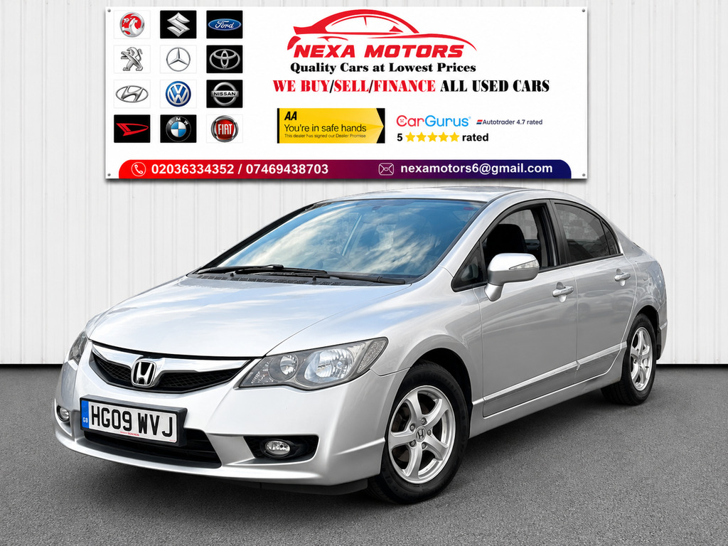 Honda Civic 1.3 Ima Es Saloon Hybrid 109 Silver #2