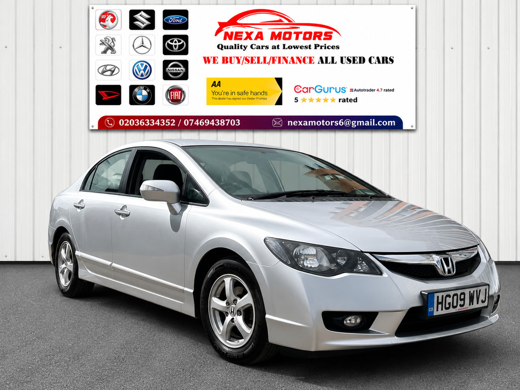 Honda Civic 1.3 Ima Es Saloon Hybrid 109 Silver #3