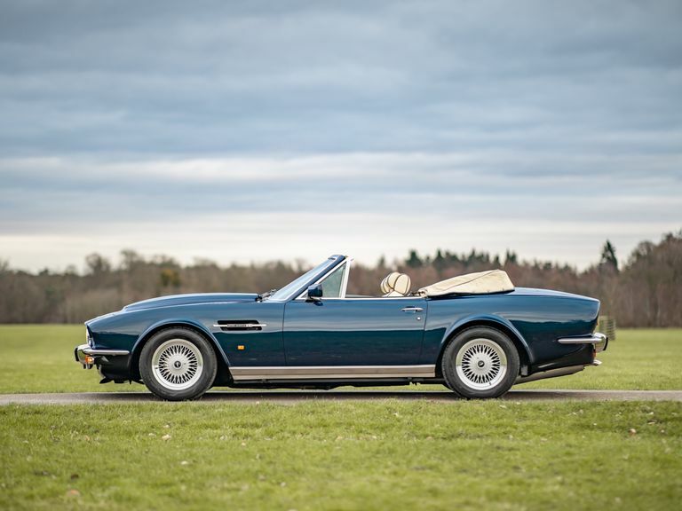 Aston Martin V8 Factory Built Prince Of Wales Edition Blue