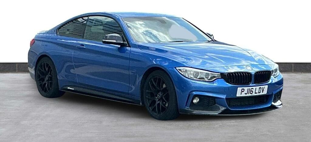 BMW 4 Series 420D M Sport Pro Media Nav Leather Blue