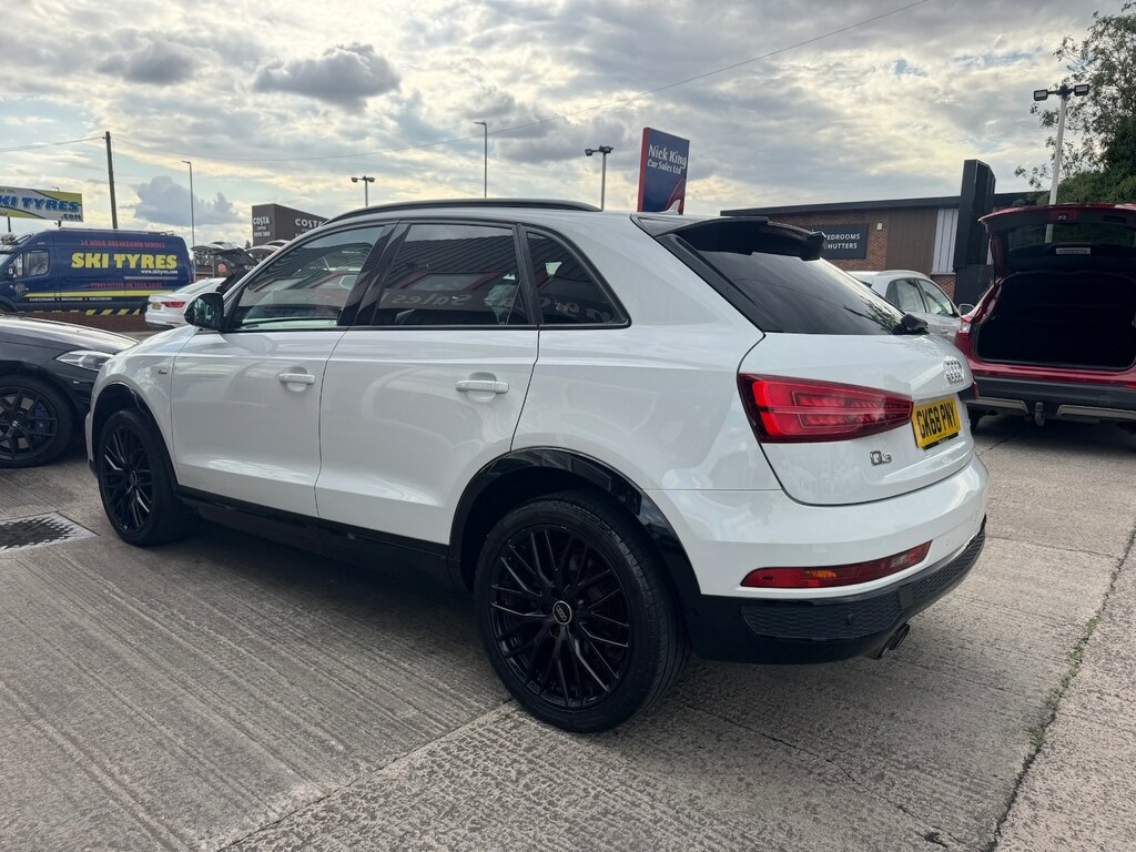 Audi Q3 1.4T Fsi Black Edition Tech Pk Nav Bose GK68PNY White #2
