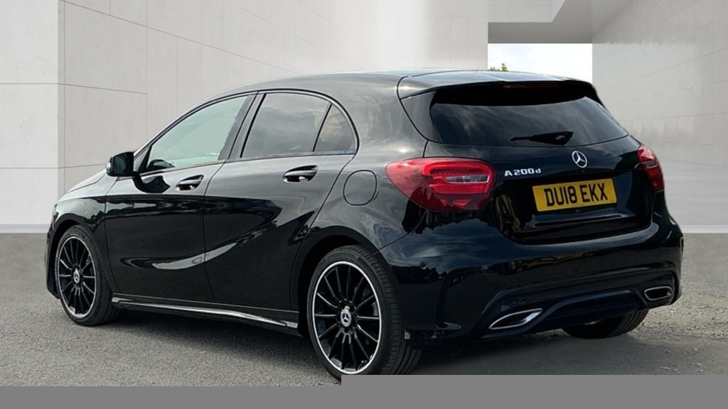 Mercedes-Benz A Class A200 Amg Line Executive Night Pack N DU18EKX Black #2