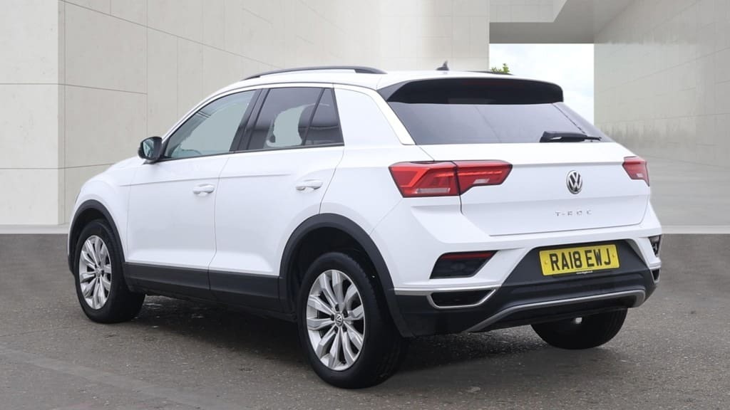 Volkswagen T-Roc 1.5 Tsi Evo Se Car Net Apps Ulez Dab White #2