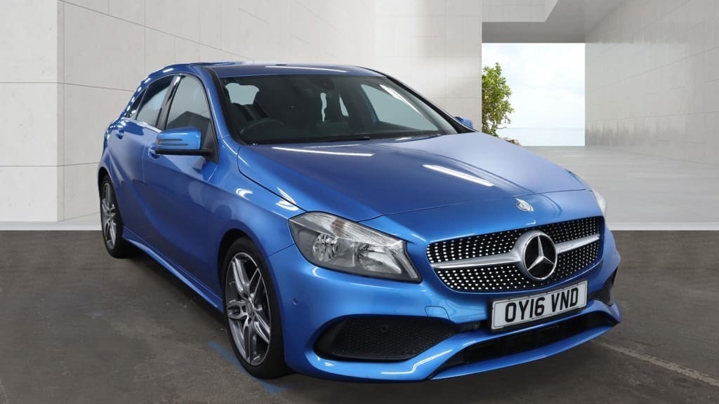 Mercedes-Benz A Class A200d Amg Line Executive Nav 10 Mercedes Blue