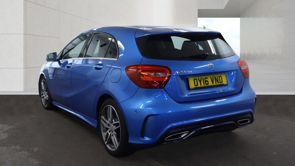Mercedes-Benz A Class A200d Amg Line Executive Nav 10 Mercedes Blue #2