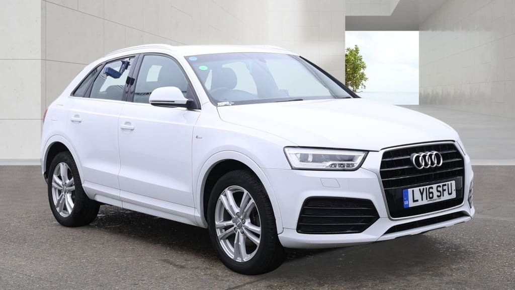 Audi Q3 2.0 Tdi S Line Navigation Tech Pack 35 Ta White