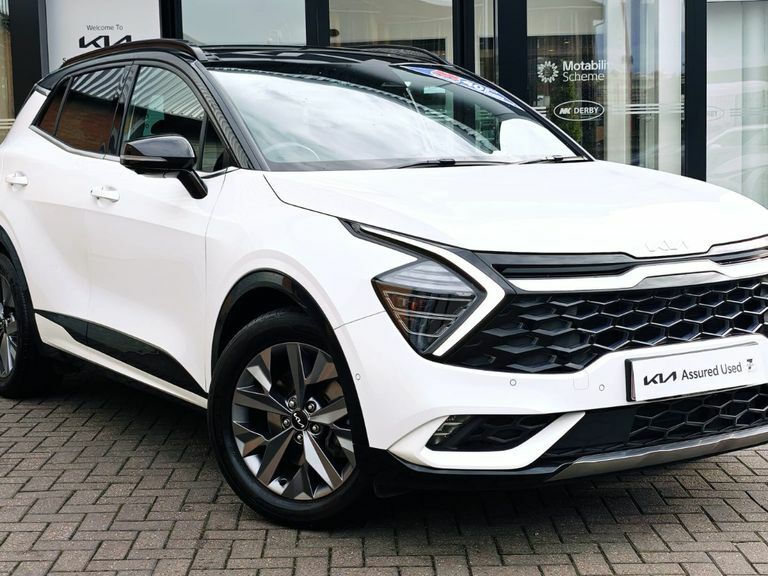 Kia Sportage 1.6T Gdi Hev Gt-line S White #2