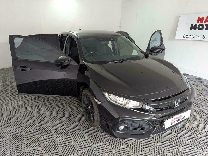 Honda Civic 1.0 Vtec Turbo Sr Black #2