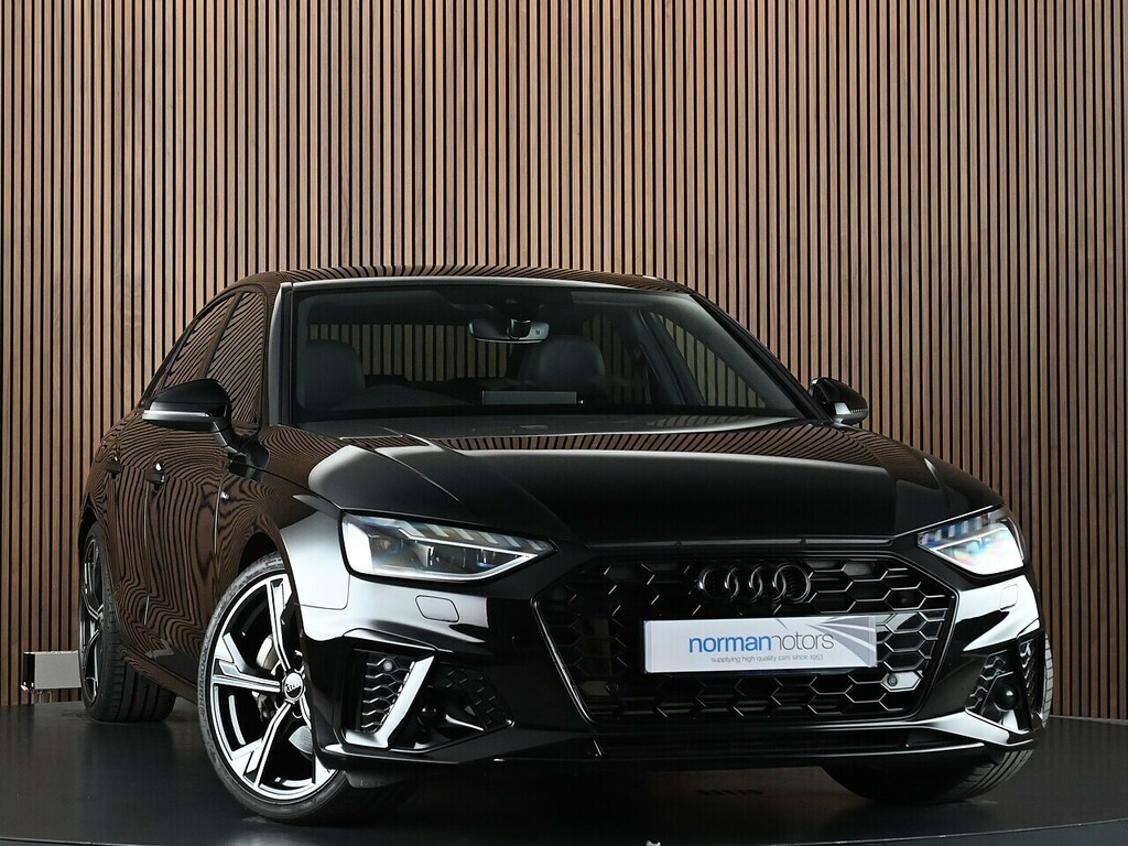Audi A4 2.0 Tfsi 40 Black Edition Saloon S Tron Black