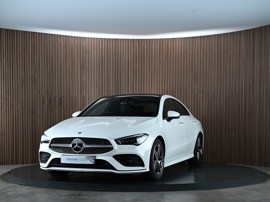 Mercedes-Benz CLA Class 1.3 Cla200 Amg Line Premium Plus 2 Coupe Pet White #6