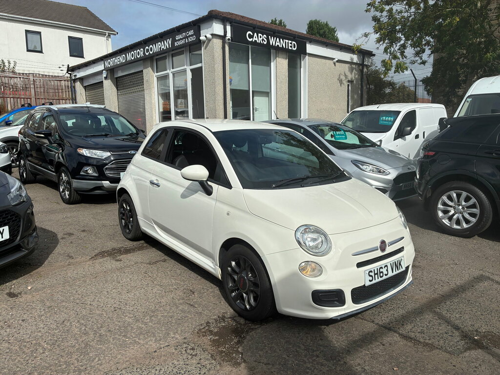 Fiat 500 1.2 S Hatchback Euro 5 Ss 69 White