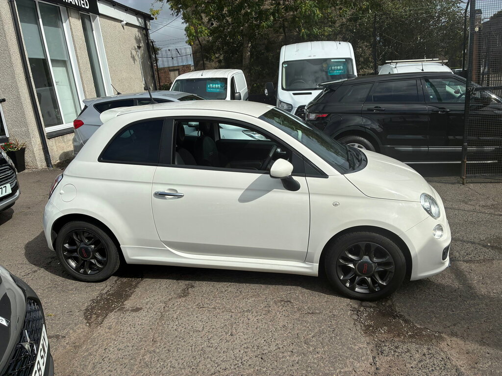 Fiat 500 1.2 S Hatchback Euro 5 Ss 69 White #2