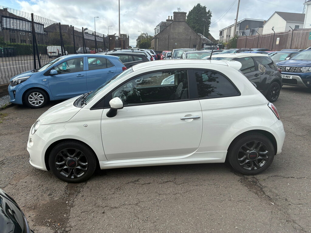 Fiat 500 1.2 S Hatchback Euro 5 Ss 69 White #6