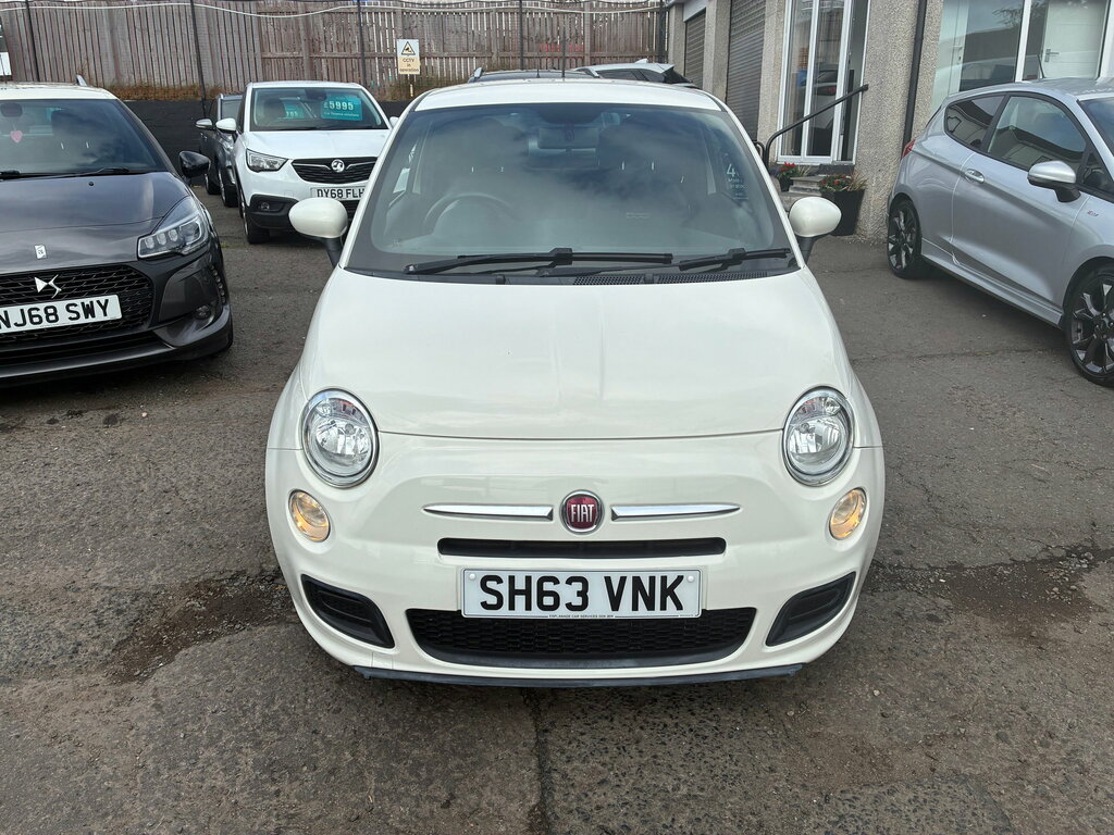 Fiat 500 Hatchback White #8