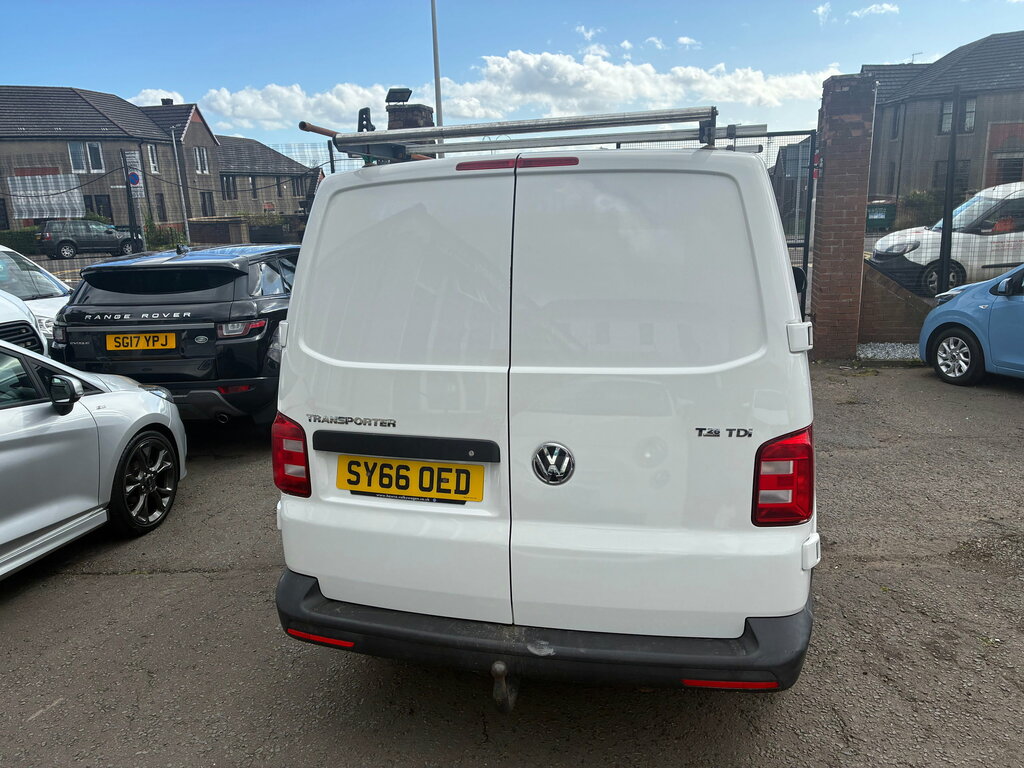 Volkswagen Transporter 2.0 Tdi T28 Bluemotion Tech Startline Panel Van White #4
