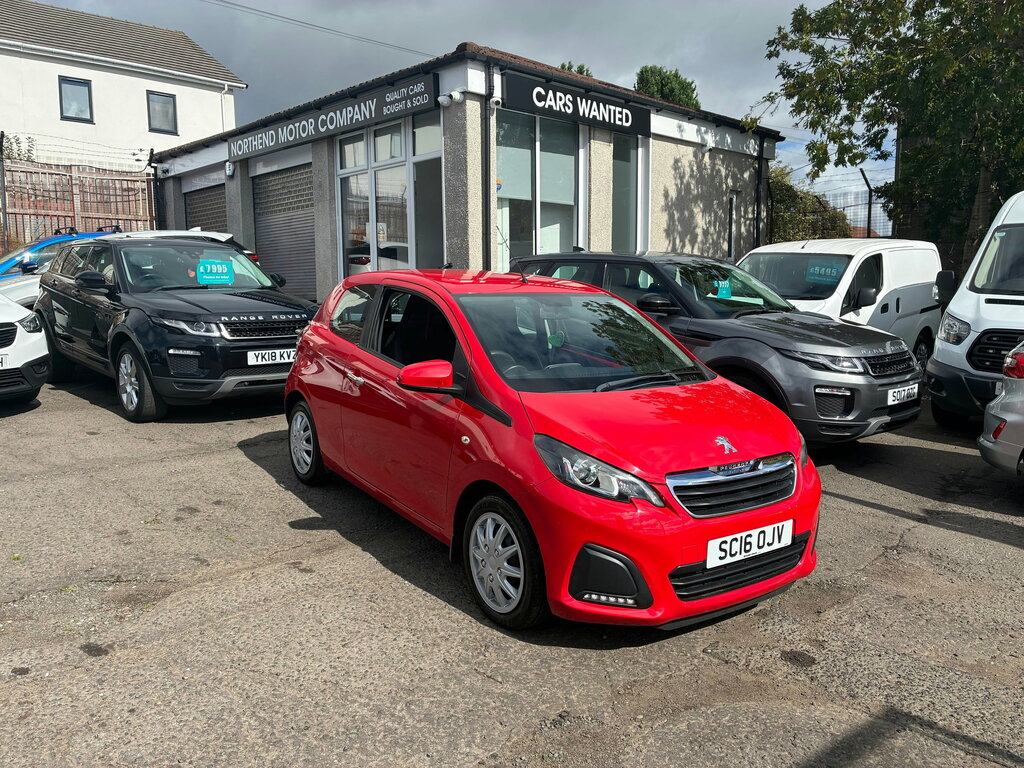 Peugeot 108 1.0 Active Hatchback Euro 6 68 Red