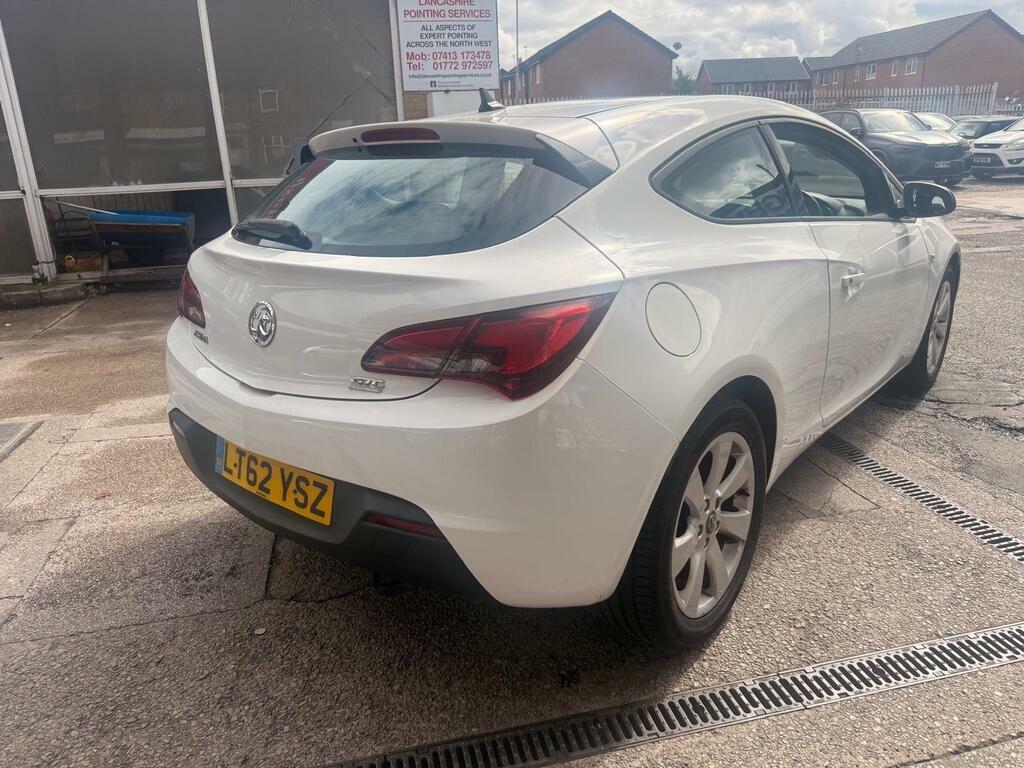 Vauxhall Astra GTC Hatchback White #8