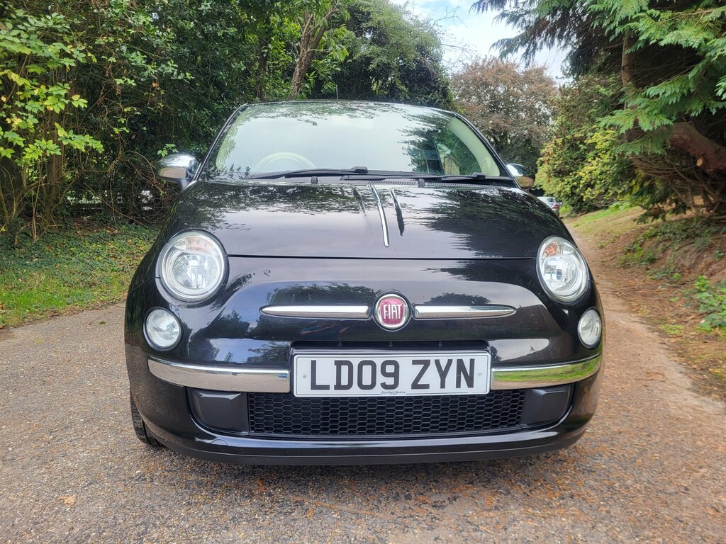 Fiat 500 1.2 Lounge Hatchback Euro 5 Ss Black #3