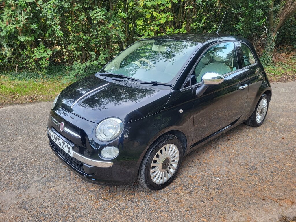 Fiat 500 1.2 Lounge Hatchback Euro 5 Ss Black