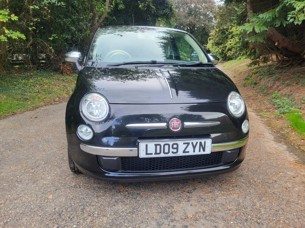 Fiat 500 1.2 Lounge Hatchback Euro 5 Ss Black #4
