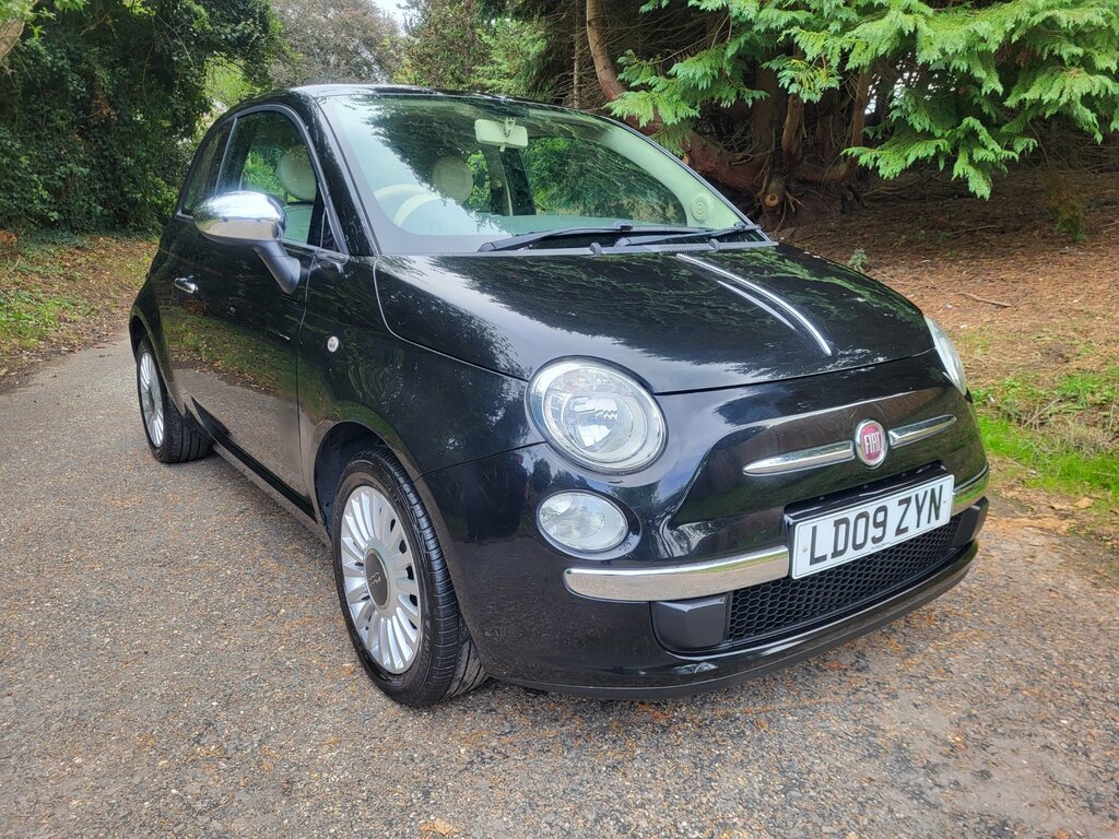 Fiat 500 1.2 Lounge Hatchback Euro 5 Ss Black #2