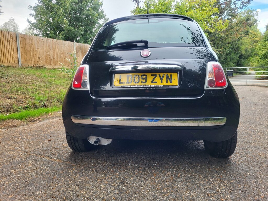 Fiat 500 1.2 Lounge Hatchback Euro 5 Ss Black #6