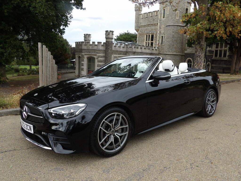 Mercedes-Benz E Class 2.0 E220d Amg Line Premium Cabriolet Black