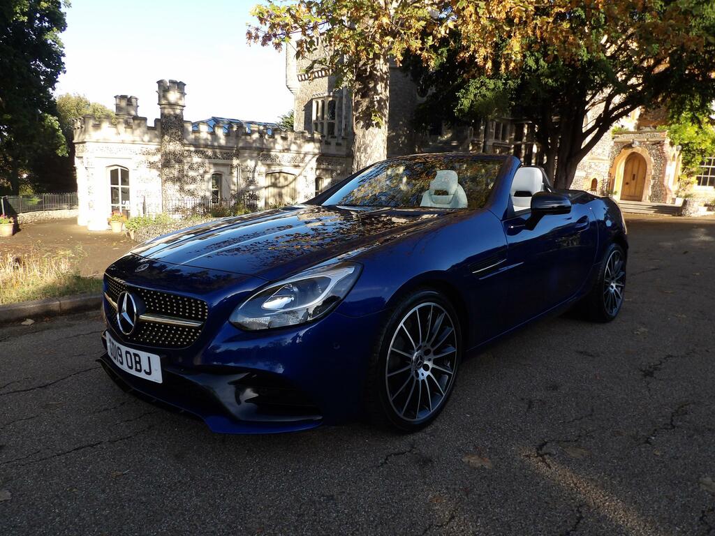 Mercedes-Benz SLC 2.0 Slc300 Gpf Amg Line Convertible G-t Blue
