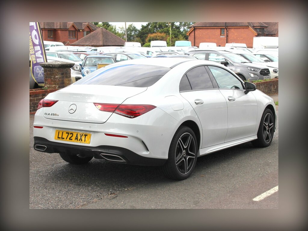Mercedes-Benz CLA Class 1.3 Cla250e 15.6Kwh Amg Line Premium Coupe P White #4