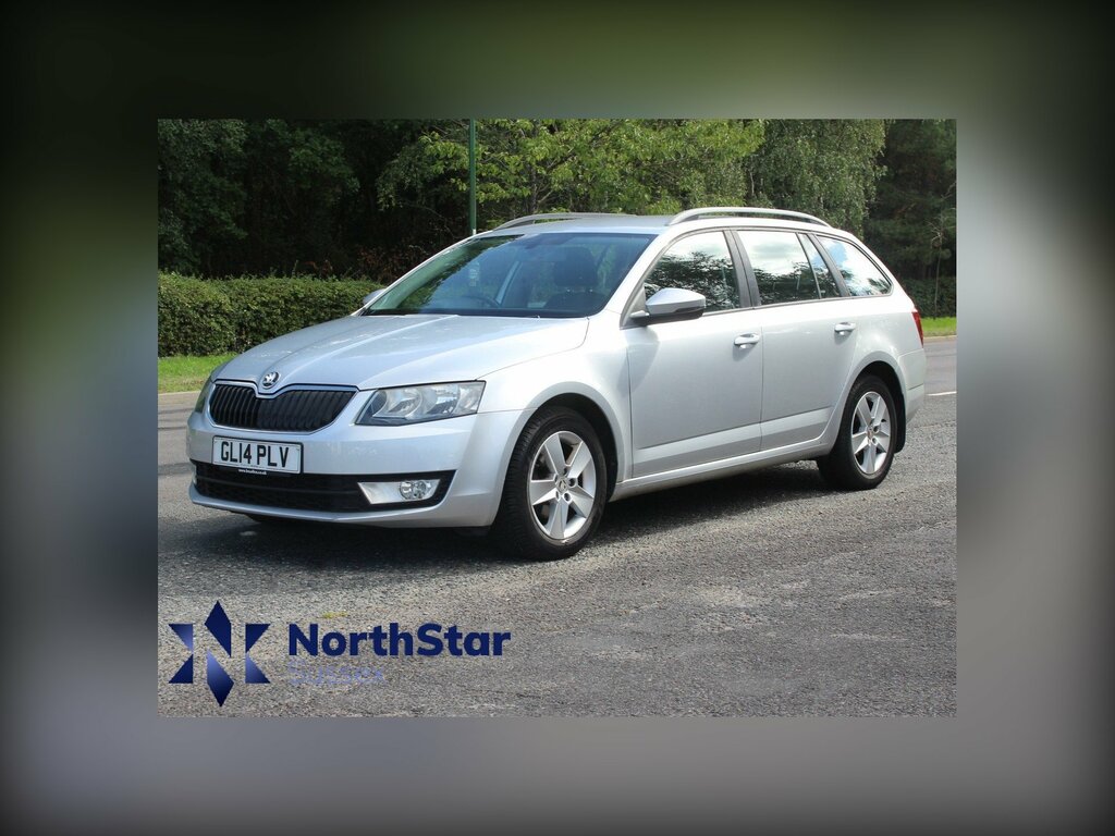 Skoda Octavia 1.6 Tdi Se Estate Euro 5 Ss Silver